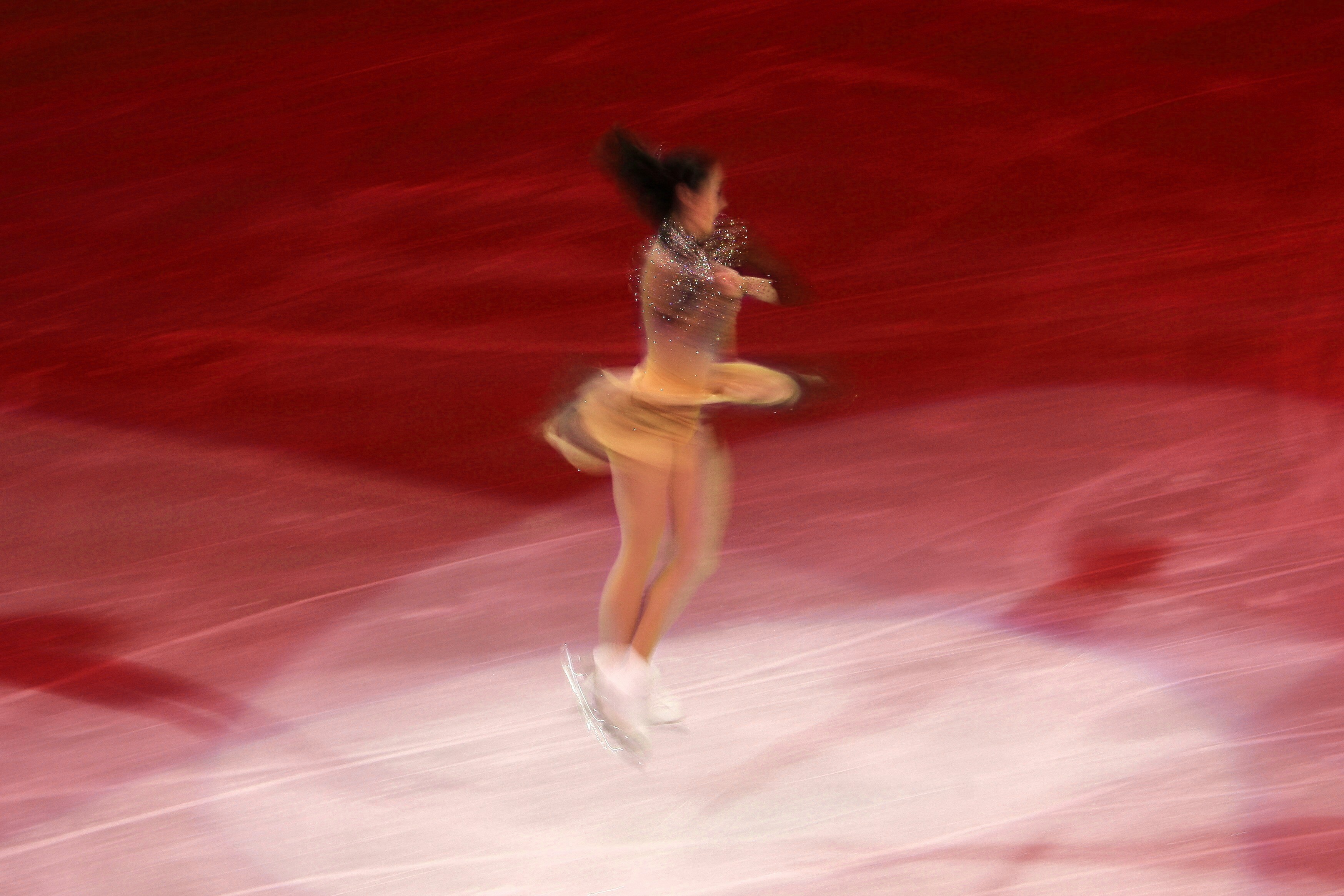Skater on the ice